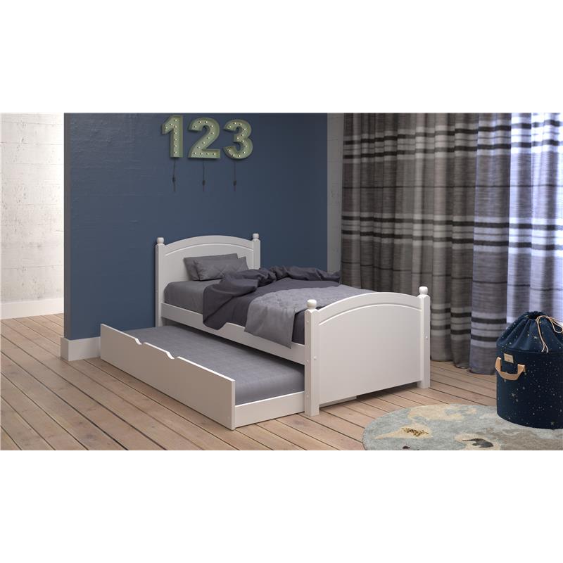 Cama Solteiro Barcelona com Auxiliar 