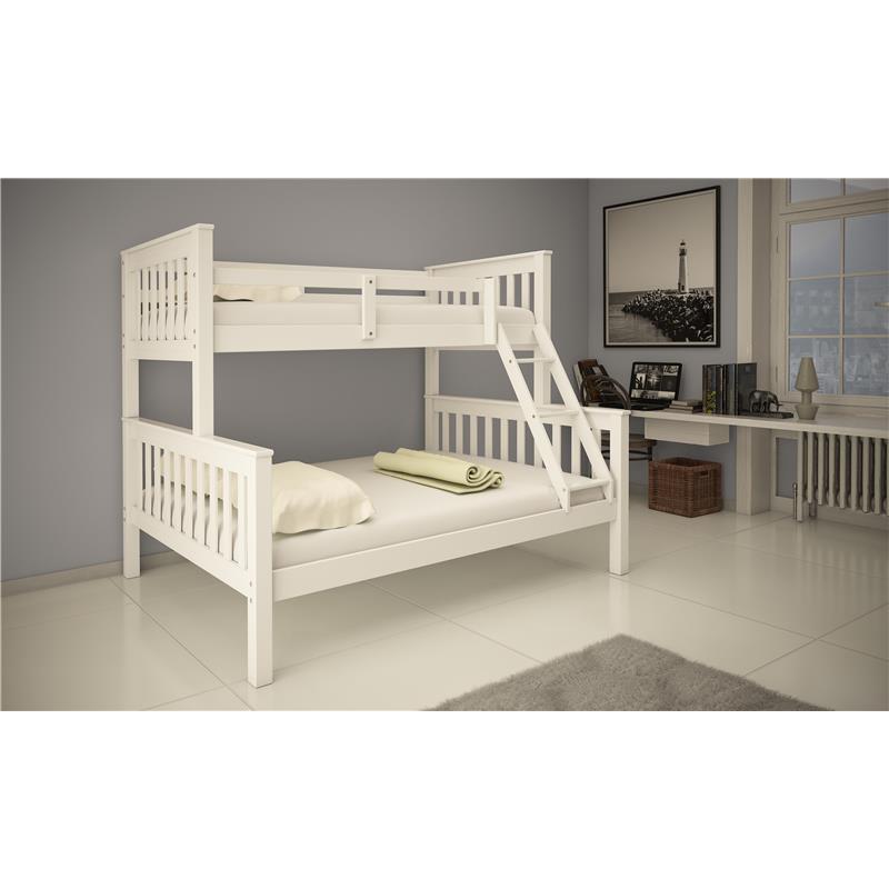Beliche com Cama de Casal Madeira Maciça 